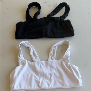 Offline by aerie Goals Bandeau Sports Bras - set of 2
